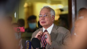 លោក ណាជីព រ៉ាហ្សាក់ (Najib Razak) អតីតនាយករដ្ឋមន្ត្រីម៉ាឡេស៊ី រូបភាព៖ Xinhua