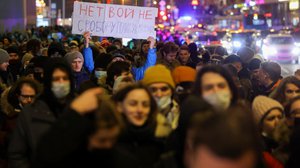 ការតវ៉ាប្រឆាំងនឹងការឈ្លានពានរបស់រុស្ស៊ីទៅលើអ៊ុយក្រែន