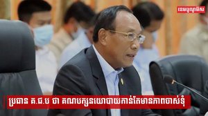 ប្រធាន គ.ជ.ប ថា គណបក្សនយោបាយកាន់តែមានភាពចាស់ទុំ