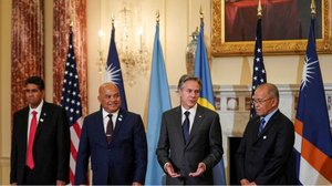 កោះប៉ាស៊ីហ្វិកសម្លឹងមើលអាមេរិកនៅចំពោះមុខចិន! រូបភាព Reuters