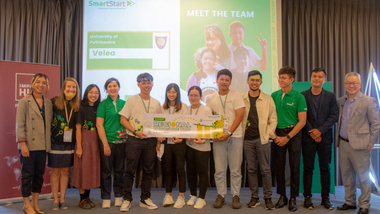 ក្រុមនិសិ្សត្រឆ្នើម៤រូបបានឈ្នះការប្រកួត SmartStart Unipreneur Learning Platform Hackathon នឹងបានឱកាសដំណើរសិក្សាបច្ចេកវិទ្យាទៅសិង្ហបុរី