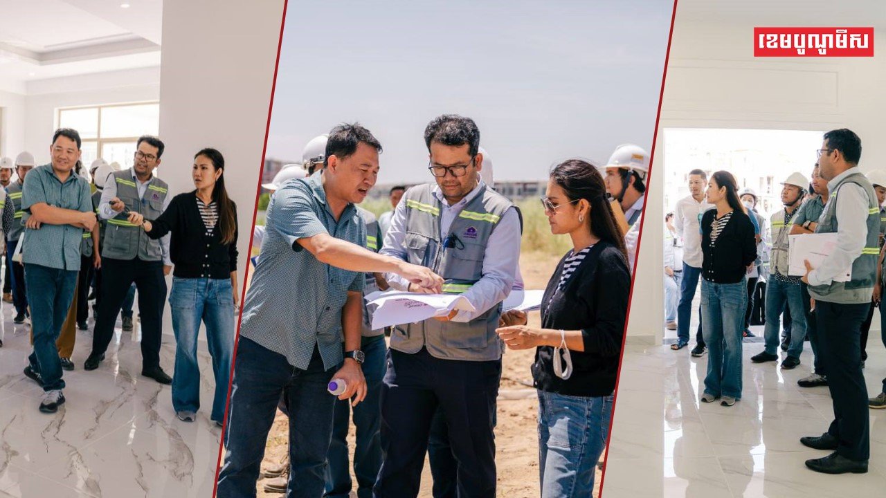 ប្រធានក្រុមប្រឹក្សាភិបាល និង អគ្គនាយិកា នៃក្រុមហ៊ុន អ័រគីដេ ឌីវែឡុបម៉ិន ចុះត្រួតពិនិត្យដំណើរការសាងសង់ហេដ្ឋារចនាសម្ព័ន្ធ និងគុណភាពក្នុងគម្រោងអ័រគីដេ ដឹប៊ូតានិចស៊ីធី និងគម្រោងអ័រគីដេ ដឹពោធិ៏ចិនតុង