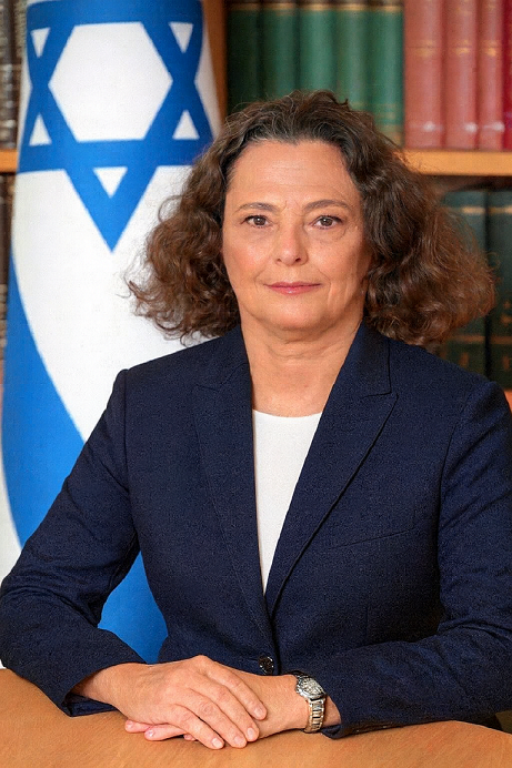 Alona photo in navy - white