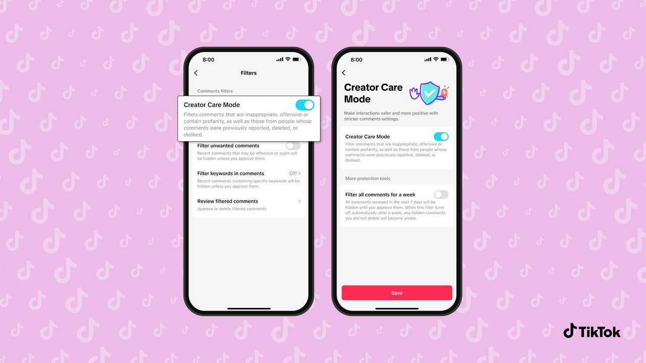 Creator Care Mode