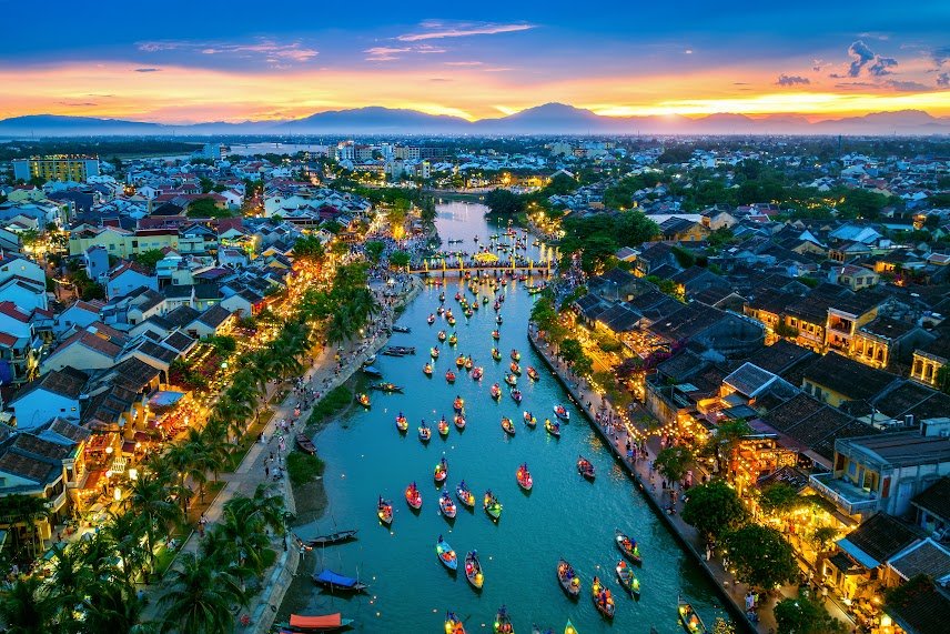 Hoi An ancient town in Da Nang, Vietnam