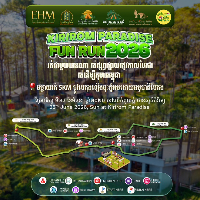 Map ( Kirirom Paradise Fun Run 2026 ) update