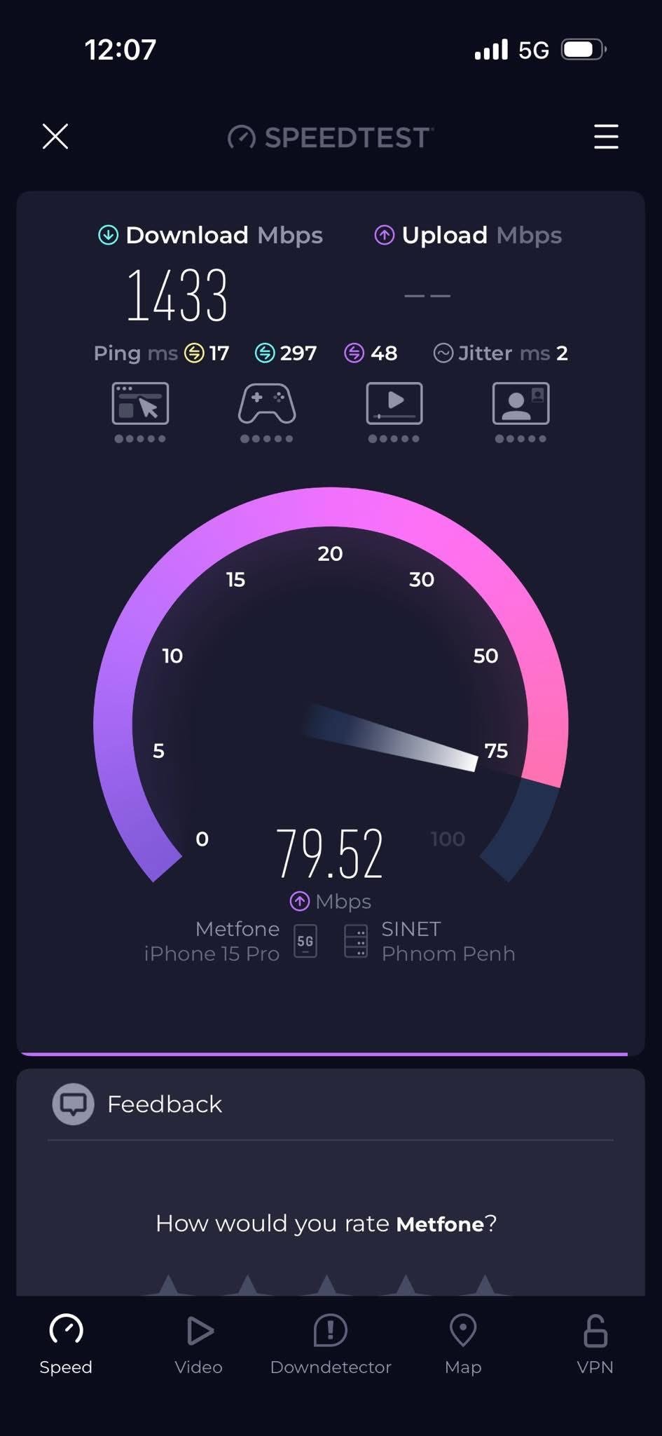 Metfone 5G_Speedtest