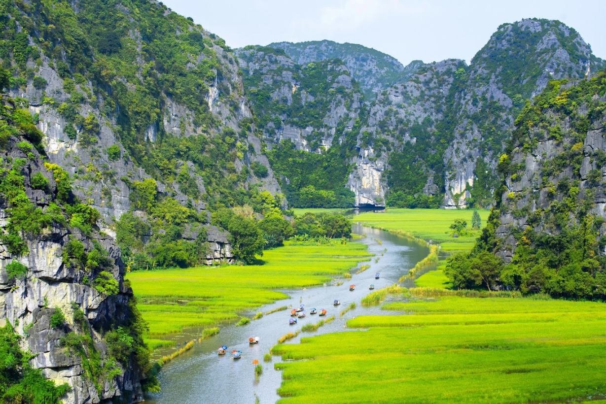 Ninh Binh in the North of Vietnam