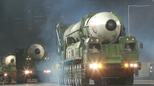 North Korea show ICBMs