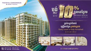 មានត្រឹម១០% អាចចូលនៅបានភ្លាម ជាមួយខុនដូបំពាក់គ្រឿងសង្ហារឹមហើយស្រាប់