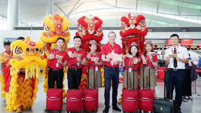 ក្រុមហ៊ុន Vietjet ពង្រីកបណ្តាញជើងហោះហើរវៀតណាម-ចិនជាមួយនឹងការបើកដំណើរការសេវាកម្មទីក្រុងហូជីមិញ-ឆេងឌូ