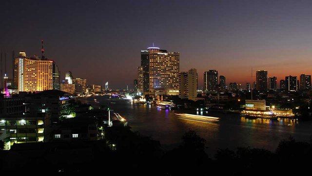 ទីក្រុងបាងកក ពេលរាត្រី។ រូបភាព៖ Pixabay