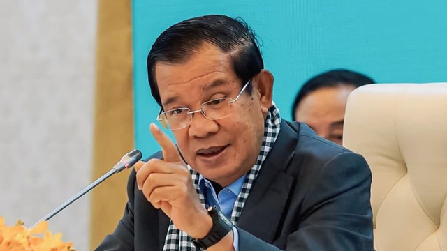 សម្តេច ហ៊ុន សែន នាយករដ្ឋមន្ត្រីនៃកម្ពុជា