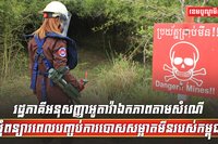 ការបោសសម្អាតមីន