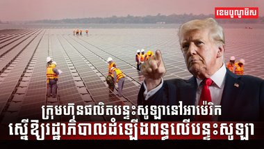 ផលិតបន្ទះសូឡា