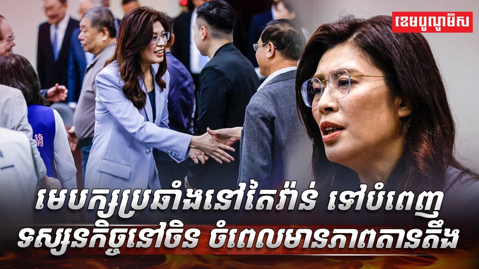 មេបក្សប្រឆាំងនៅតៃវ៉ាន់