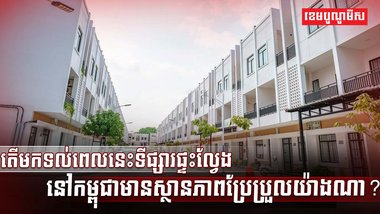 វិស័យអចលនទ្រព្យ