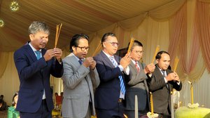 ពិធីក្រុងពាលី និងបញ្ចុះបឋមសិលា បើកការដ្ឋានសាងសង់ ដែលលាតសន្ធឹងលើផ្ទៃដីជាង២០០ហិចតា របស់គម្រោង ខេមរៈលេហ្គើស៊ី អេកូរីសត អេនលេន