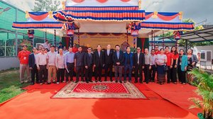 រូបថតអនុស្សាវរីយ៍ក្នុងព្រឹត្តិការណ៍ពិធីសម្ពោធសាលាមត្តេយ្យ Yeo’s