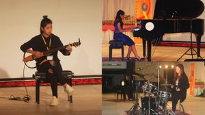 នេះជាការប្រកួតប្រជែងតន្ត្រីនៅក្នុងមហោស្រពសិល្បអាស៊ីប៉ាស៊ីហ្វិក (រូបថត៖ រ៉ឹម ភារី)