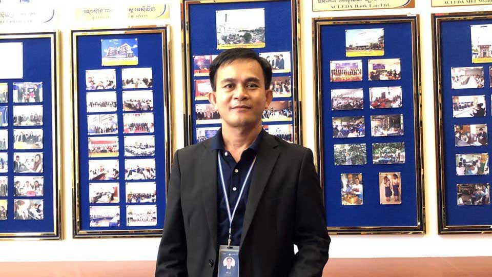 លោក សឹង ភន នាយកប្រតិបត្តិឥណទាន នៃធនាគារ អេស៊ីលីដា ភីអិលស៊ី