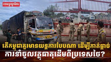 តើកម្ពុជាគួរមានយន្តការបែបណា_ដើម្បីកាត់ផ្តាច់ការនាំចូលវត្ថុធាតុដ